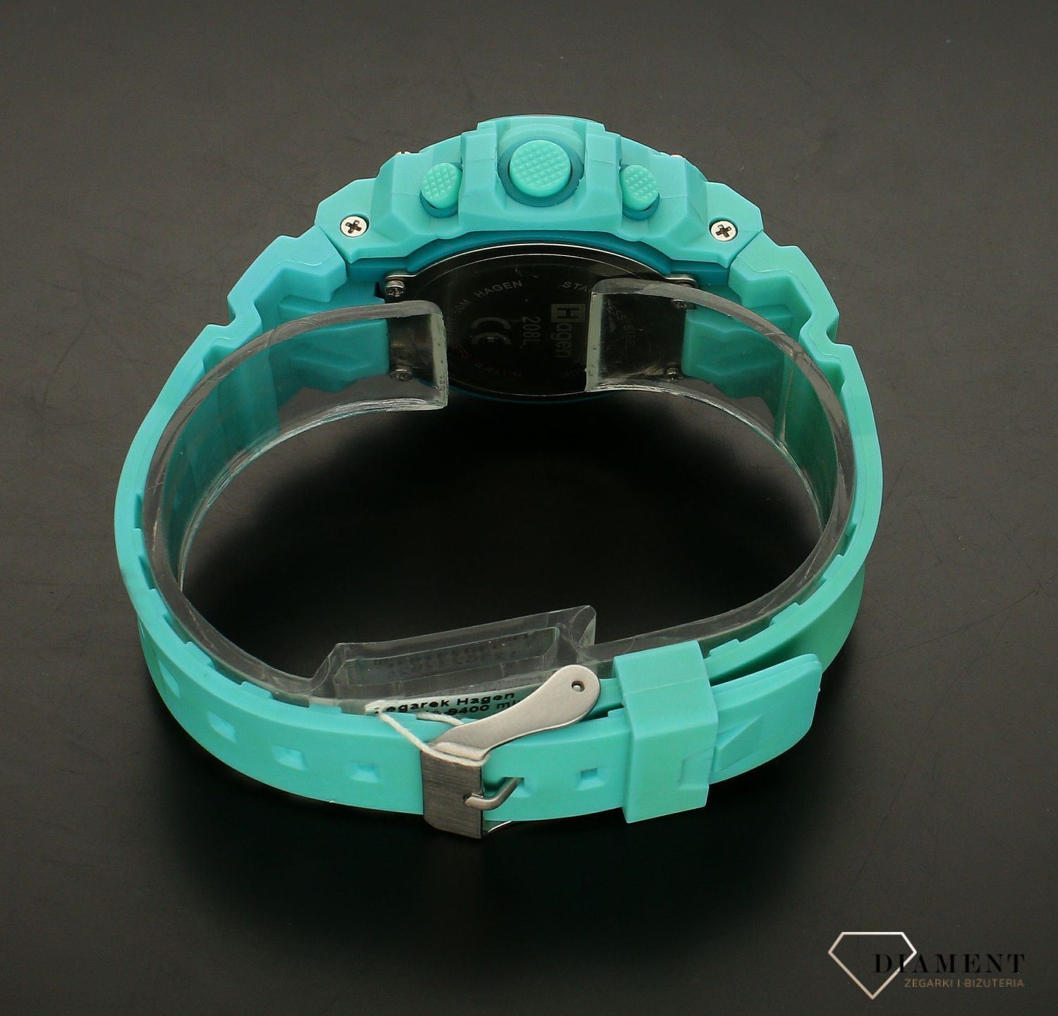 Zegarek dziecięcy Hagen Sport HA-9400 miętowy (4).jpg